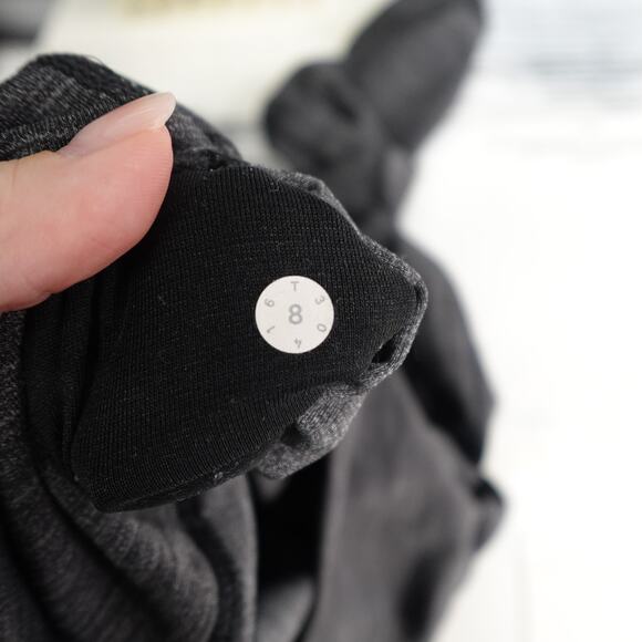 Lululemon Leggings Womens 8 Wunder Under 31" Gray Yoga Run Workout Gym Athletic - Picture 7 of 8